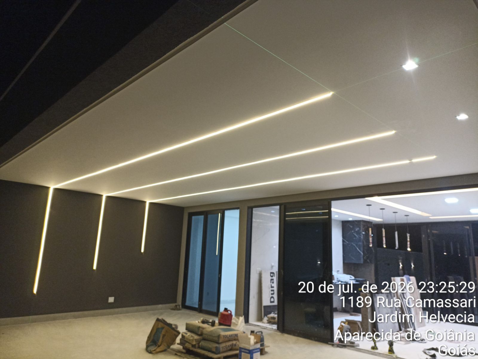 Iluminação em fita de led 